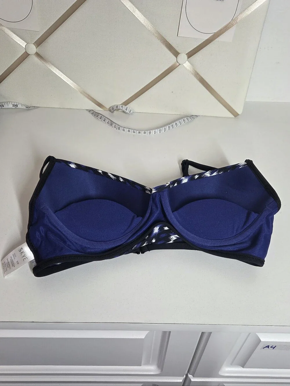 NWT Matching SKYE Swimwear Set Vestige Print Tankini Bikini Top Bottom SMALL